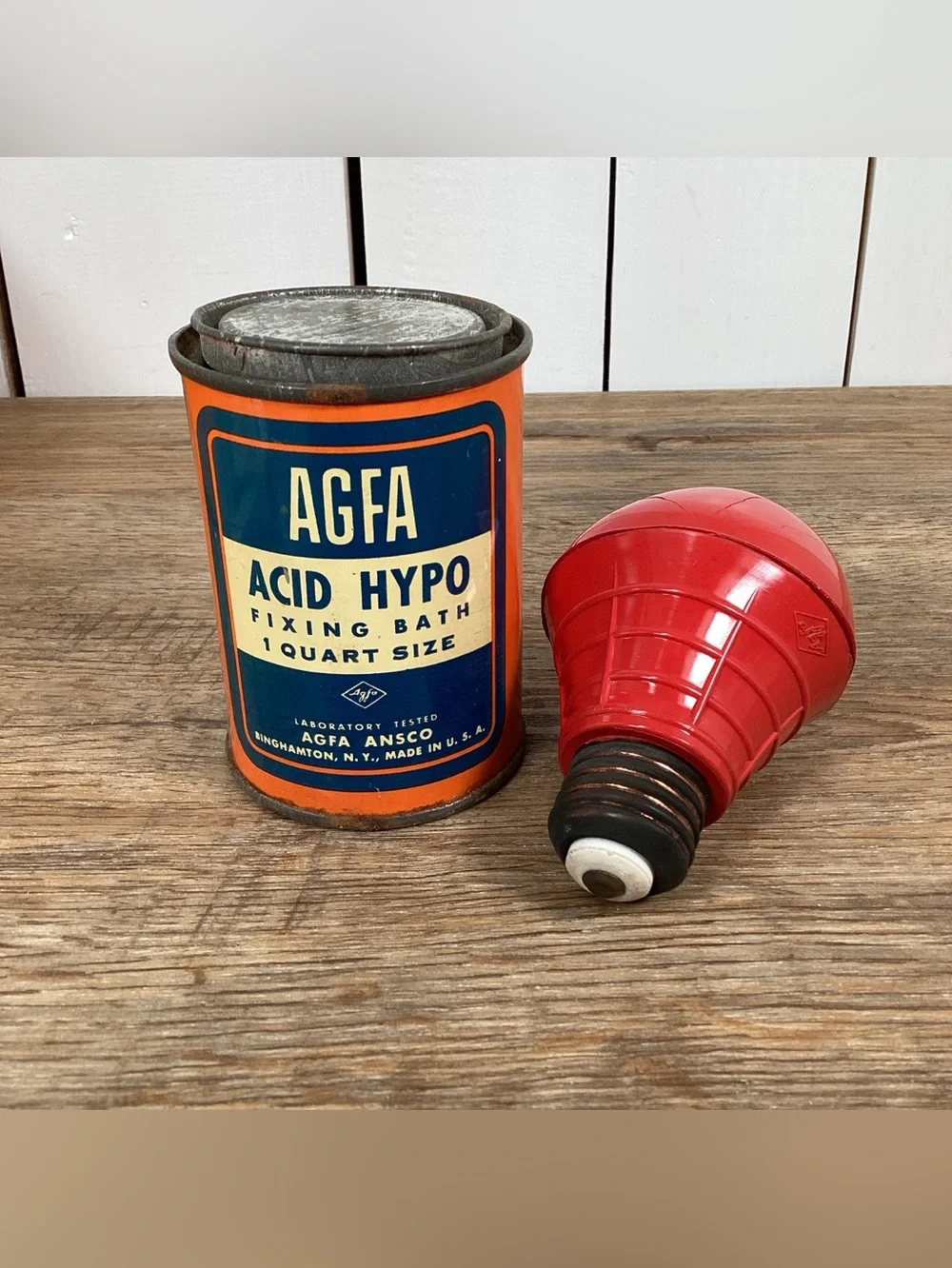 Vintage 1940s Agfa Ansco Darkroom Outfit No. 1A Film Developing Kit